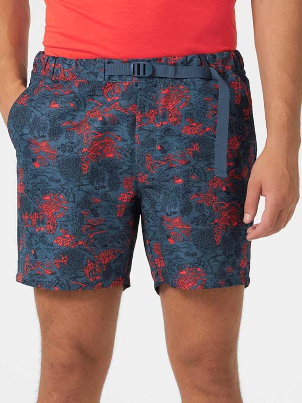 Helly Hansen Men's Solen Printed Recycled Water Shorts Swim Trunks 2XL